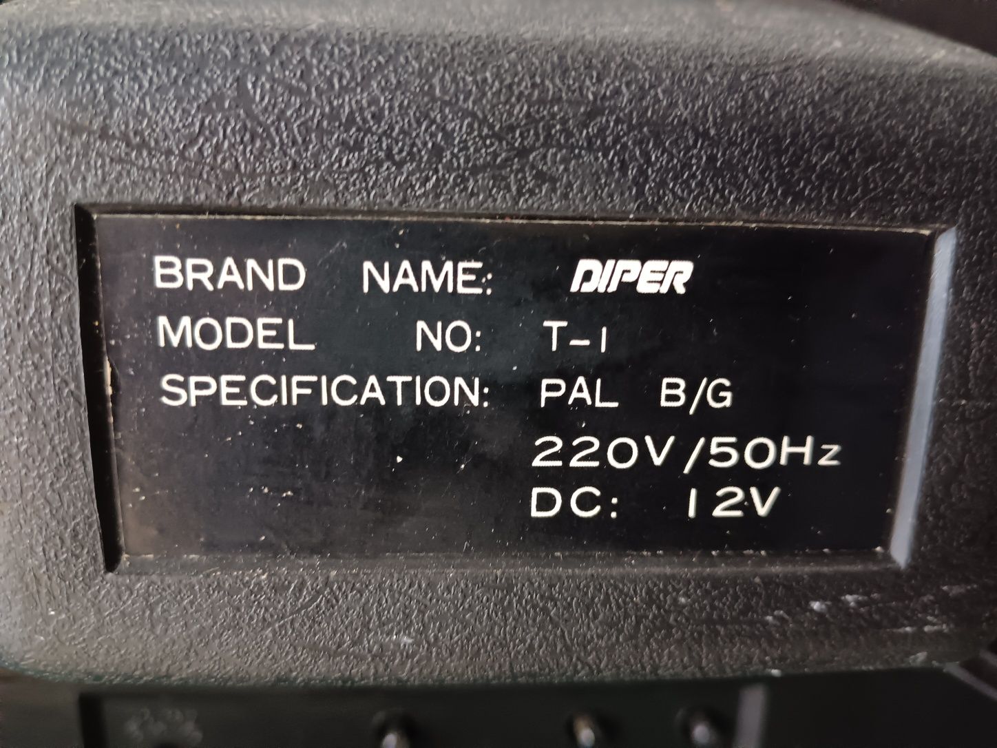 TV retro vintage Diper (colecionadores)