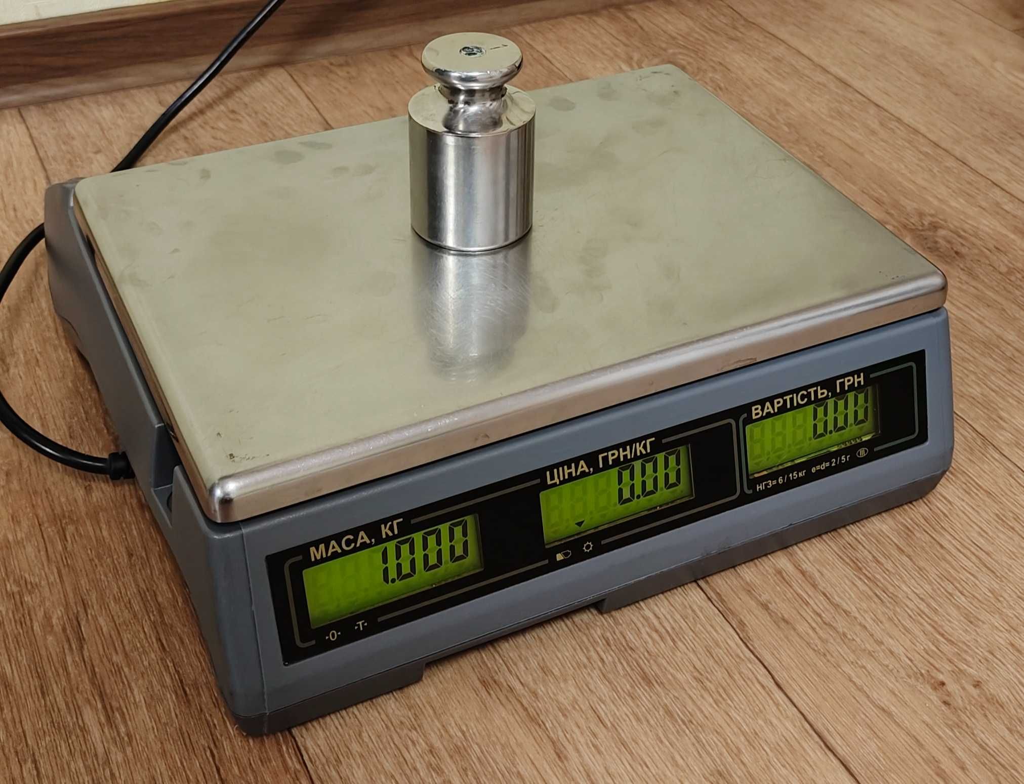 Весы для торговли CAS EM-15R до 15 кг, RS232
