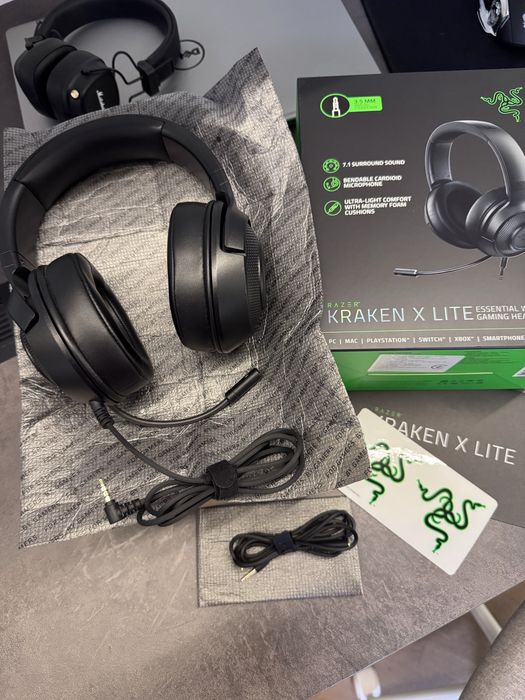 Гарнітура дротова ігрова Razer Kraken X Lite / навушники ігрові Razer