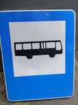 Znak drogowy Przystanek autobusowy