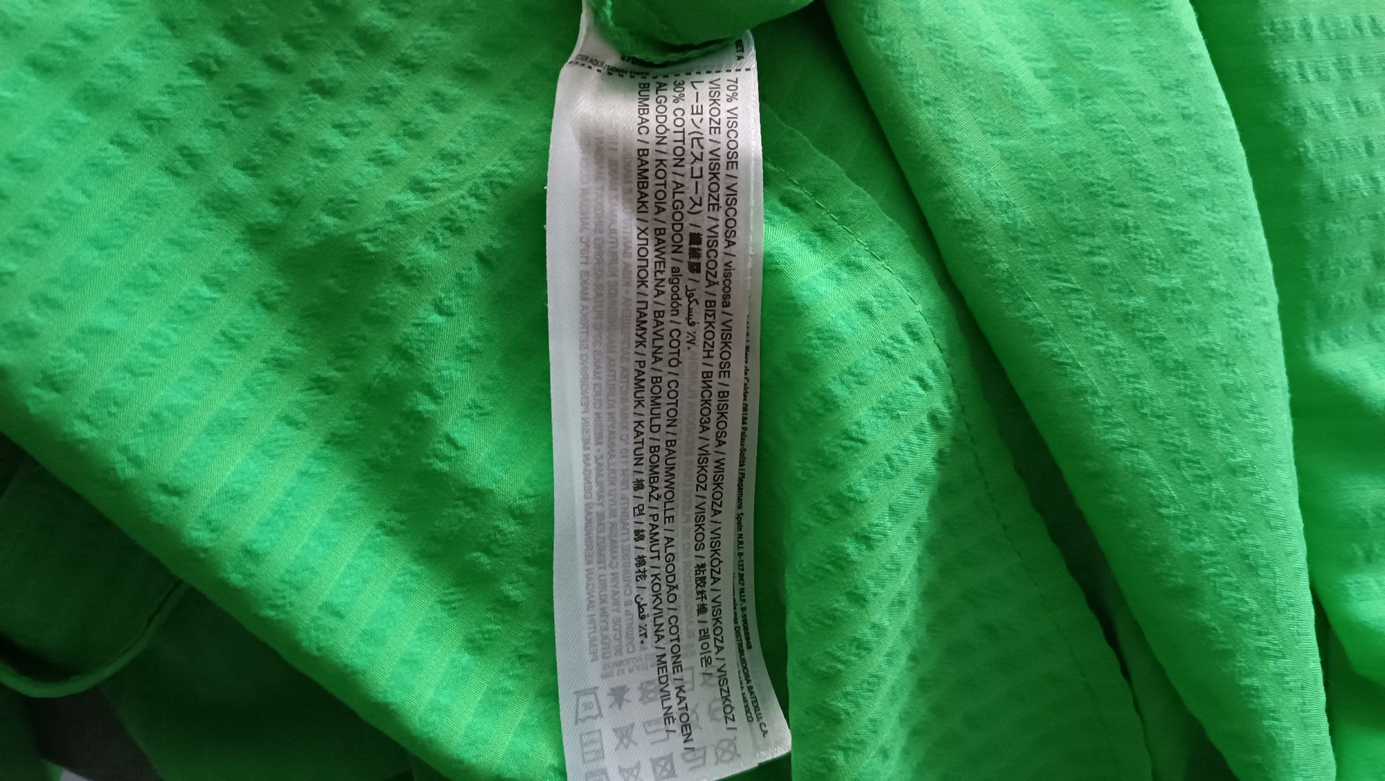 MANGO Sukienka maxi zielona XS 34 wiskoza letnia MNG