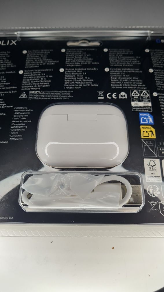 Bezprzewodowe słuchawki Solix NEXUS ANC TWS Bluetooth 5.4 ENC