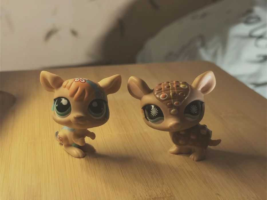 Lps/littlest pet shop/anc postcard кенгуру #1437 та броненосець #1007