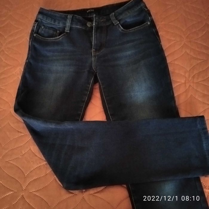 Теплые джинсы на флисе