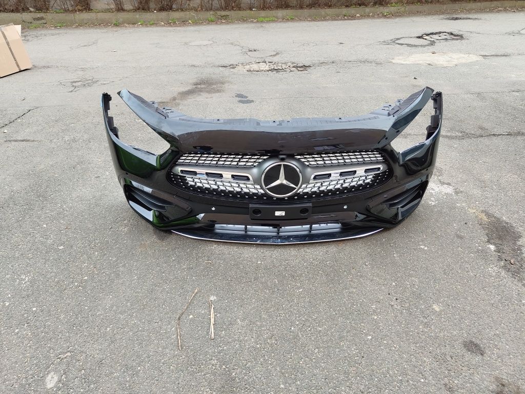 Zderzak Mercedes Benz GLA 250 e lift 2023 grill przód przedni pdc wiąz