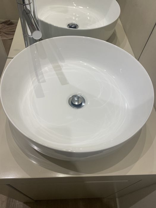 Lavatorio redondo branco