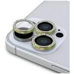 Szkło na obiektyw aparatu Guess Rhinestone do iPhone 16 Pro / 16 Pro M