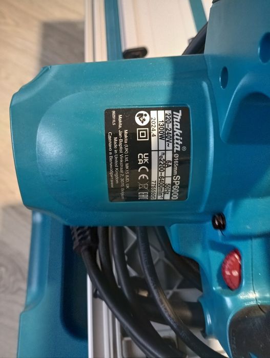 Serra de incisão Makita sp 6000j rigorosamente nova com disco extra .