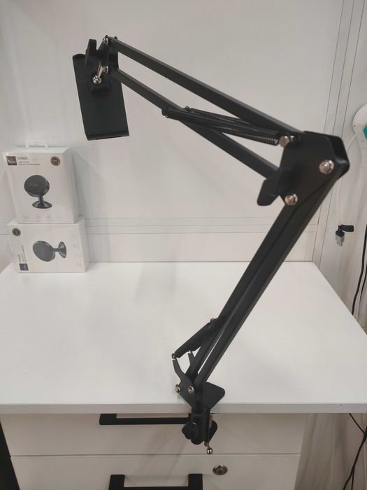 Uchwyt z elastycznym ramieniem na telefon do biurka blatu Statyw