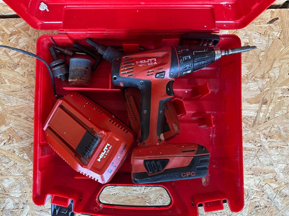 Wkrętarka Hilti SFC 22-A Zestaw Ładowarka Bateria.