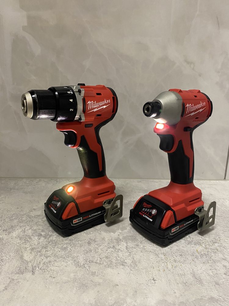 Milwaukee 3692-22CT шуруповерт та імпакт тестований привезено з США