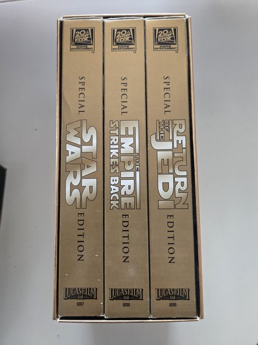 Star Wars Trilogy na VHS