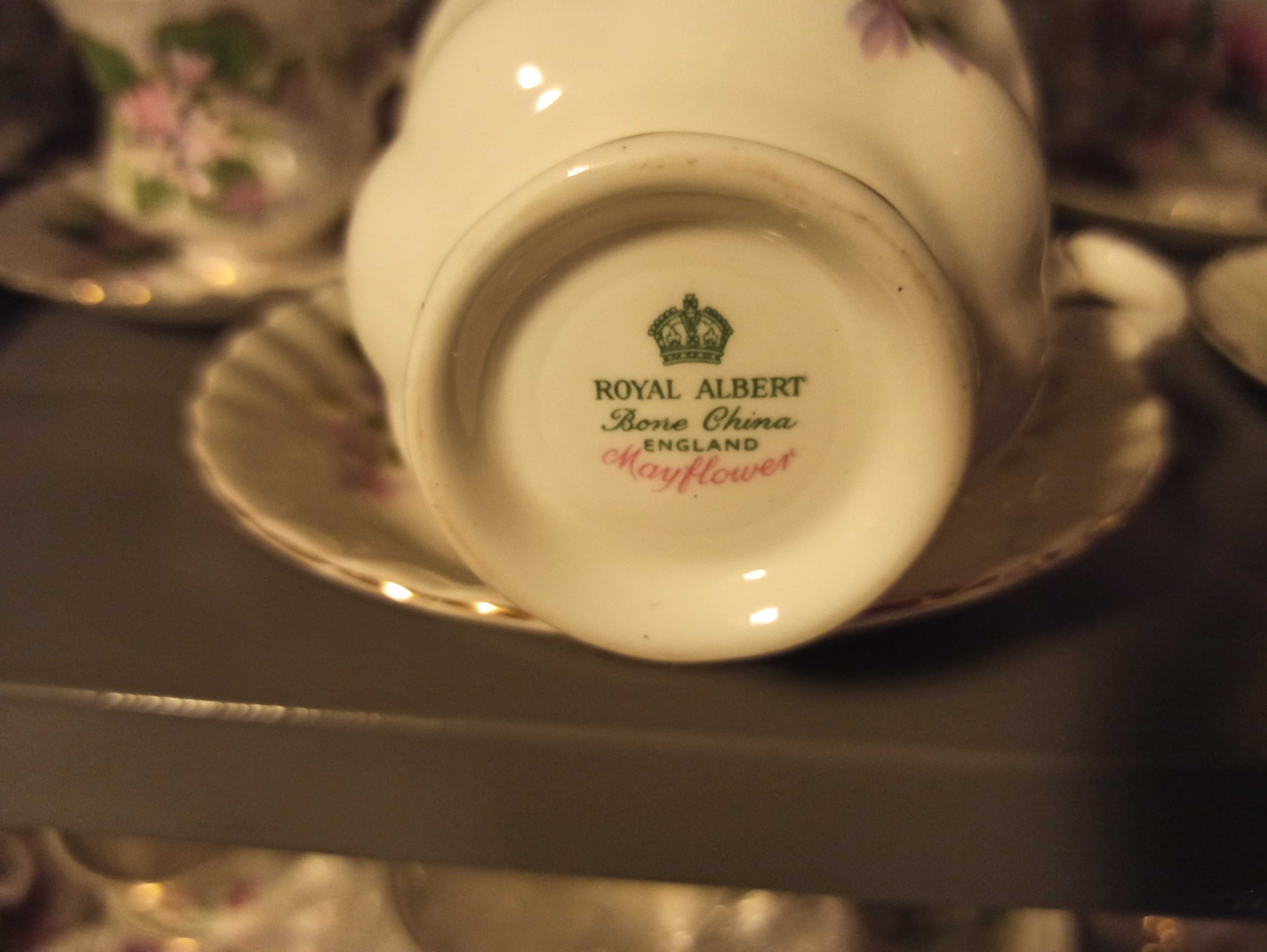 Porcelana Royal Albert Mayflower Filiżanki