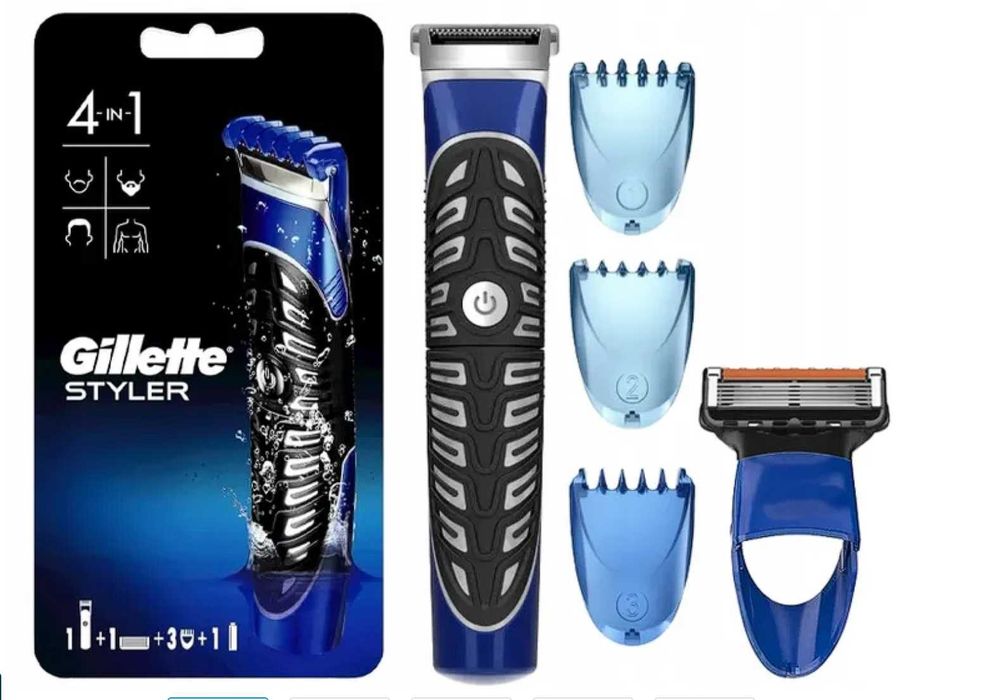 TRYMER DO ciała i zarostu + maszynka do golenia GILLETTE styler