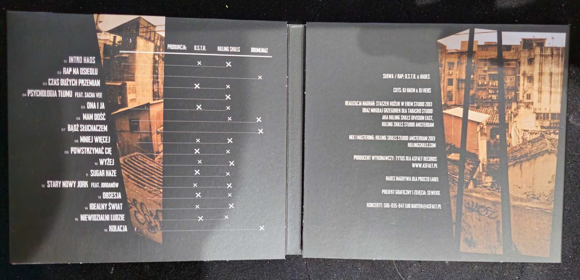 HAOS O.S.T.R. Hades CD Pierwsze wydanie 2013 AR-C107