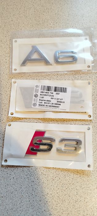 Emblemat Audi- A6.S6.A3