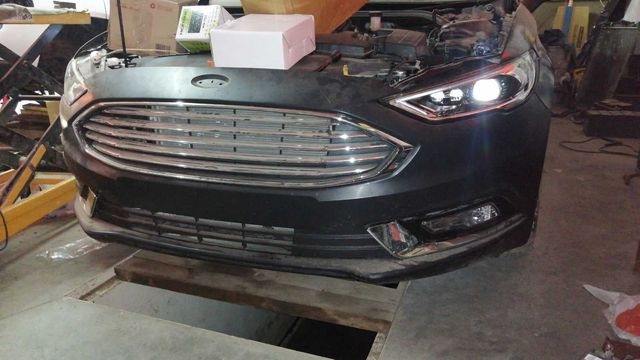 Ford Fusion рестайлинг передний бампер в сборе и по отдельности новый