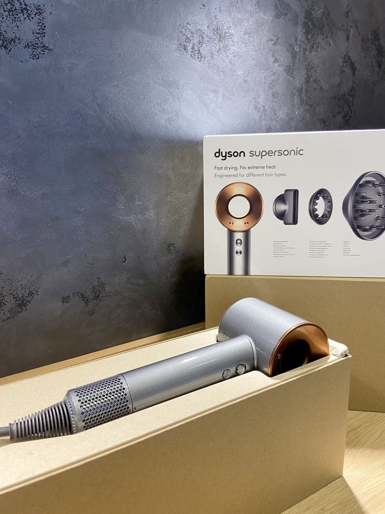 ОРИГИНАЛ Фен Dyson HD07 Supersonic Nickel/Copper (415$) /Доставка