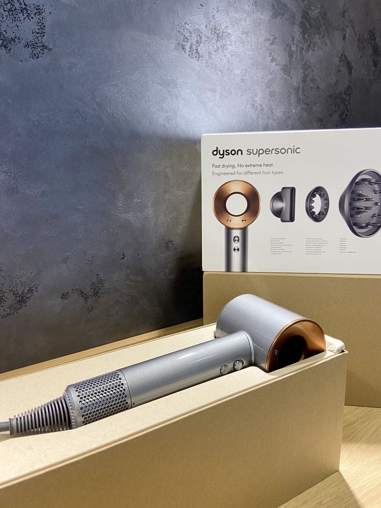 ОРИГИНАЛ Фен Dyson HD07 Supersonic Nickel/Copper (449$) /Доставка