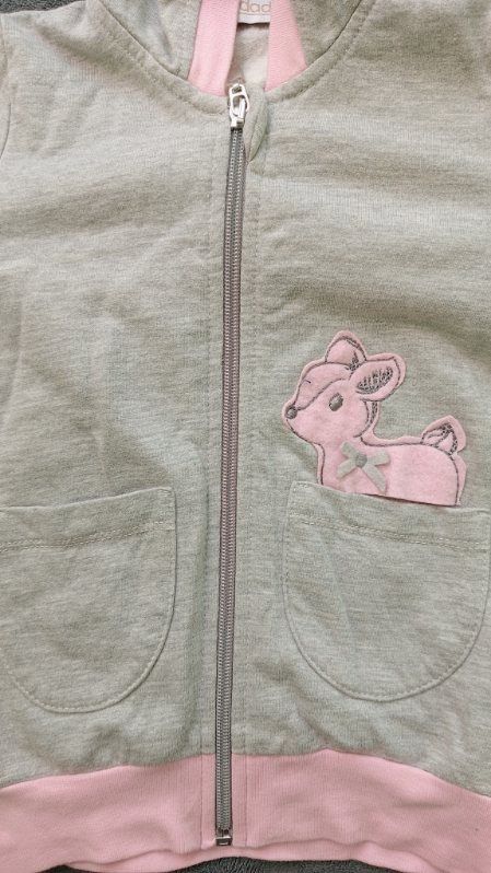 Bluza dziewcz.lekko ocieplana 86 cm