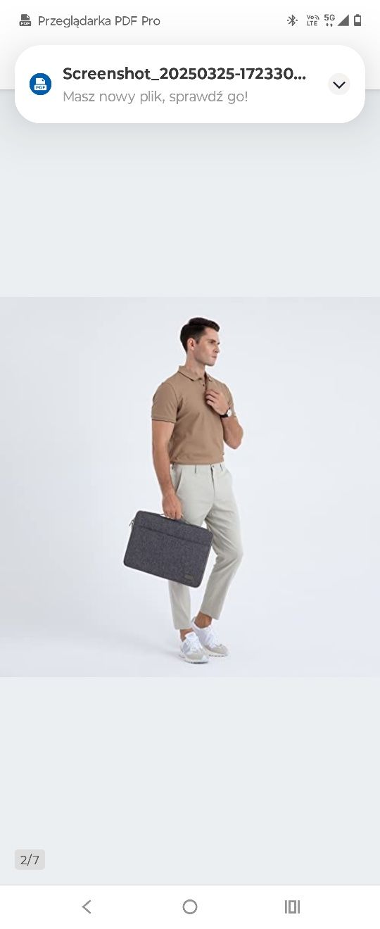 DOMISO Wodoszczelna torba na laptopa 12,5", S