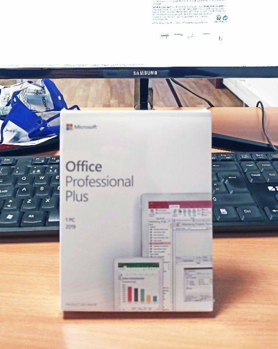 Microsoft Office 2019 Professional Plus - Windows e Mac - Caixa e selo