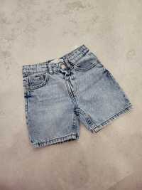 Krótkie Spodenki Zara 104 jeansowe bermudy chinosy szorty dżinsowe