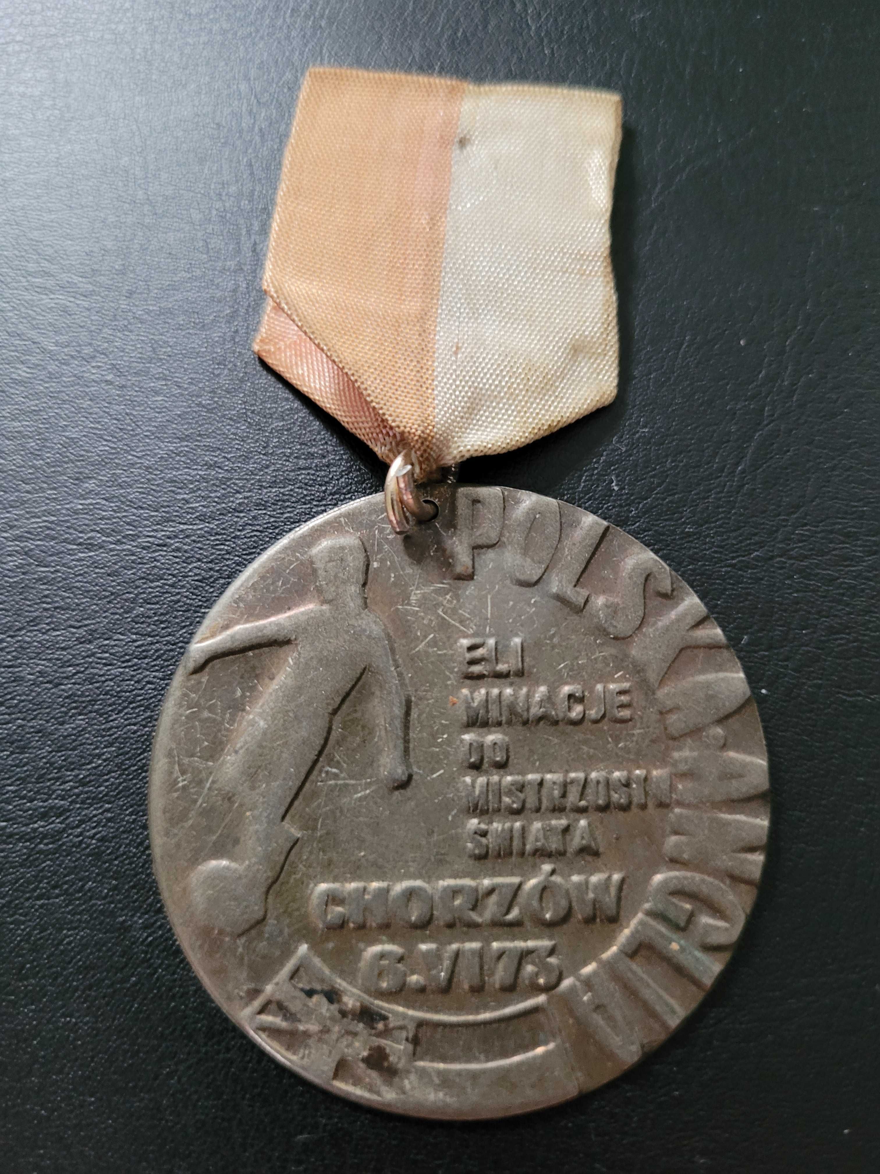 Medal Polska Anglia / Chorzów 6 czerwca 1973 r. / Reprezentacja Polski