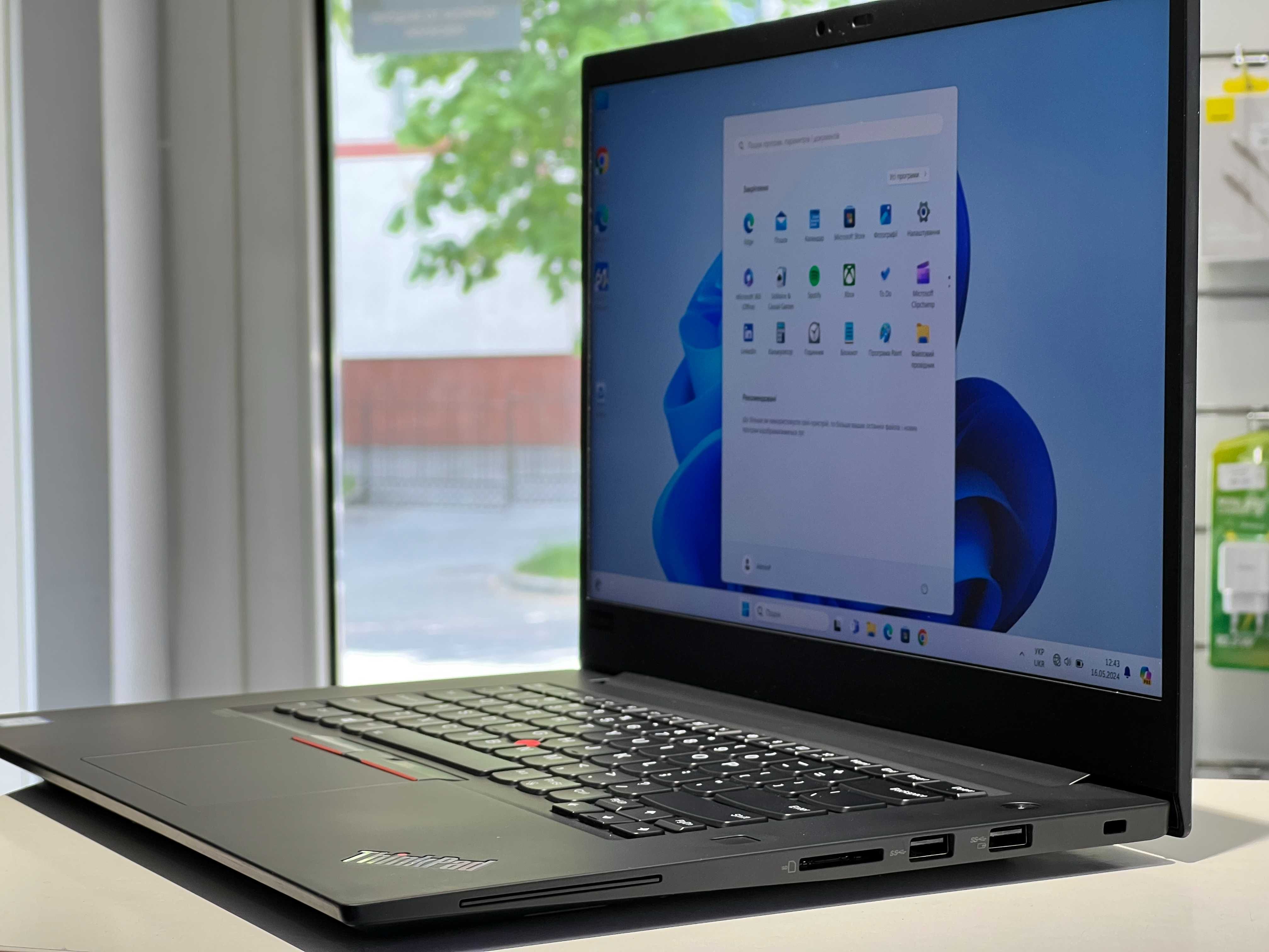 Ноутбук Lenovo ThinkPad P1 Gen2 / i7-9850H + T1000 / 16GB + 512GB