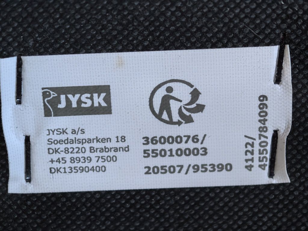 krzesło Jonstrup JYSK czarna skóra / dąb dostępne 6 sztuk
