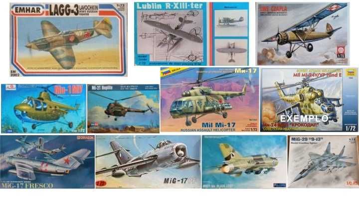 Kits 1/72 Aviões de Leste