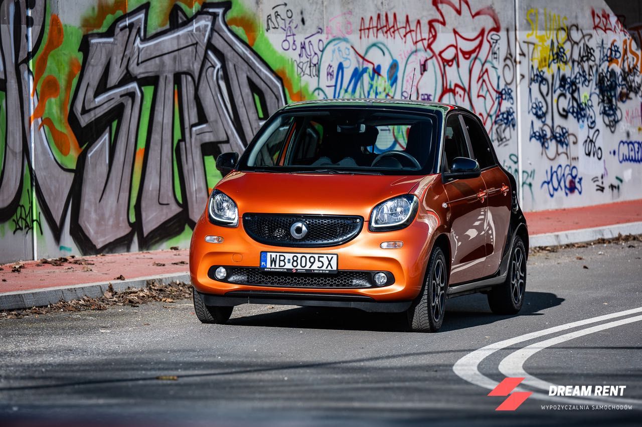 Najtańszy wynajem Smart Forfour Warszawa, Okęcie/Modlin - tylko PLN 73