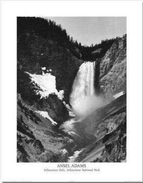 Posters novos Ansel Adams Yellowstone Falls Park