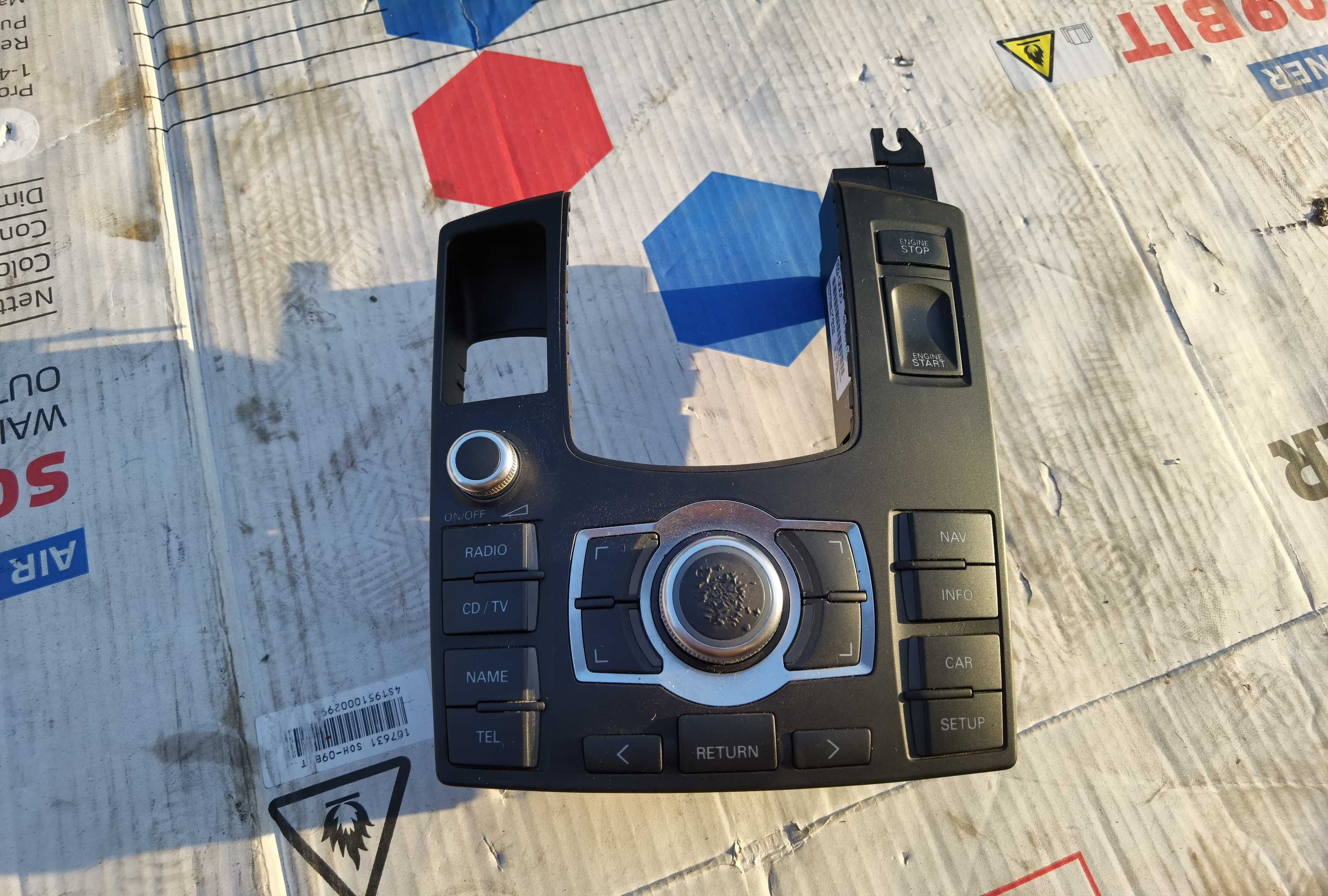 Panel MMI przyciski Audi A8 D3 Start Stop Europa 4e1919.611b