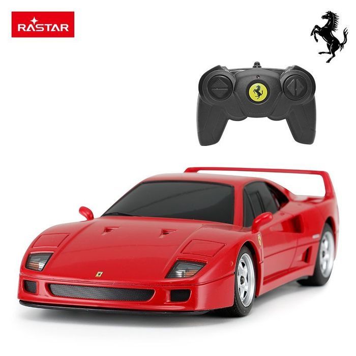 Ferrari F40 R/C skala 1:24 Rastar 78800 samochód sterowany czerwony