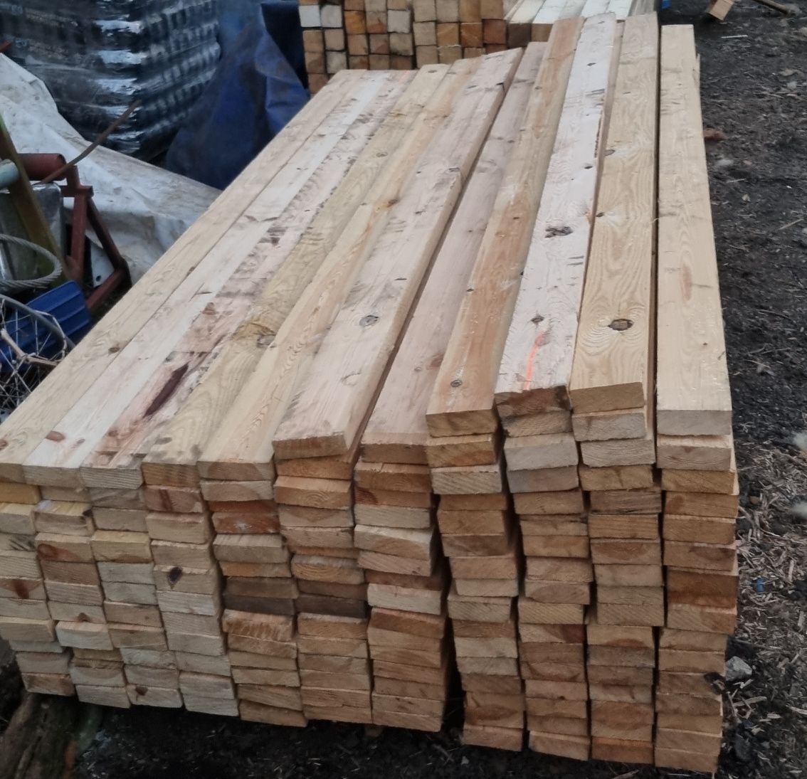 Belki Legary Słupki Kantówki Deski drewniane 7.5x7.5 8x8 Wym. w opisie
