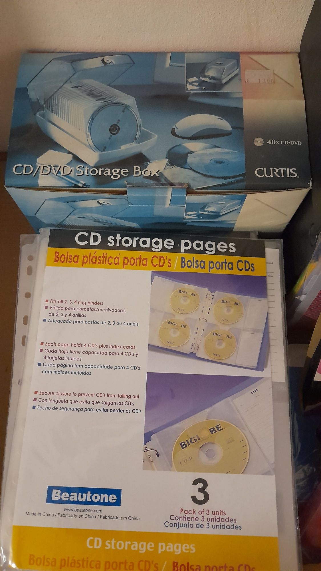 Antiguidades - CD, DVD, Disquetes, e arquivadores