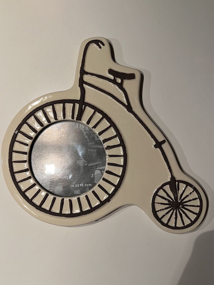 Рамка для фото кактус kaktus велосипед керамика круглая