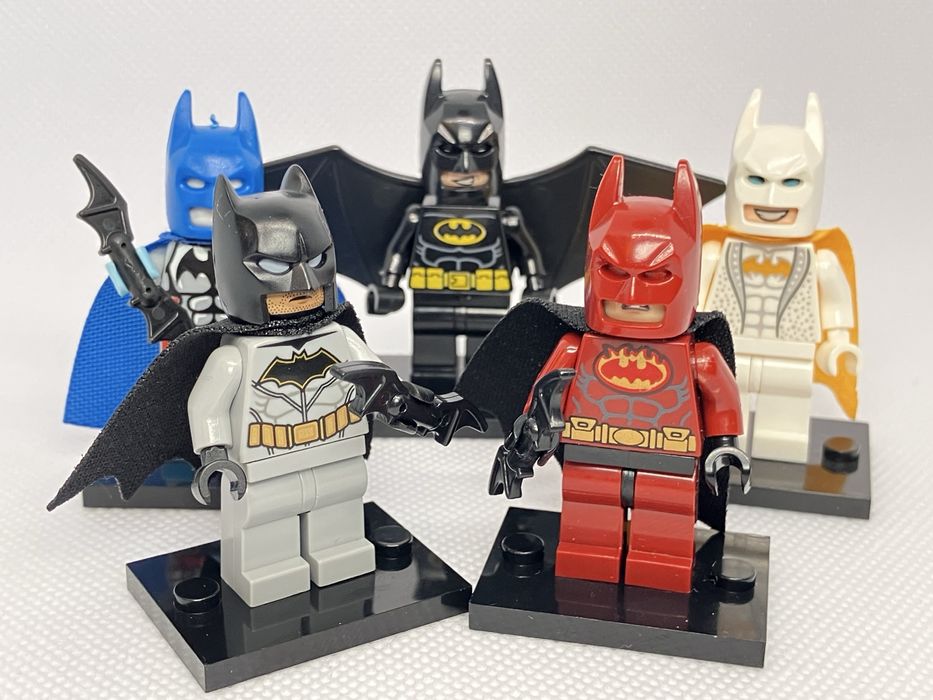 5x BATMAN mini figurki ZESTAW XXL kompatybilne z LEGO