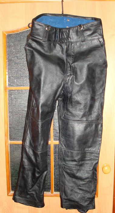 зимние мото штаны 52 размер 5 рост натуральная кожа