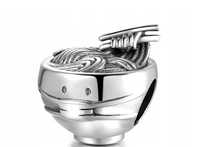 charms do pandora srebro s925 makaron ramen maseczka Japonia