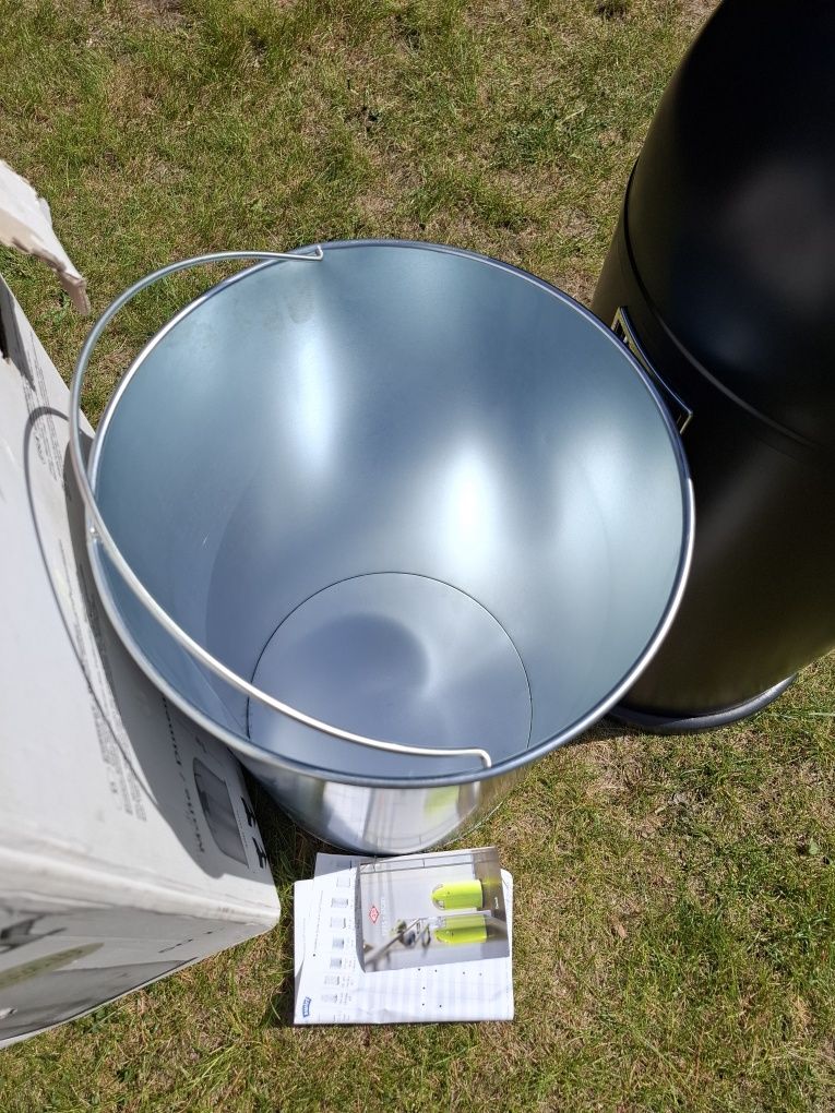 Kosz na śmieci Wesco Pushboy 50L czarny mat