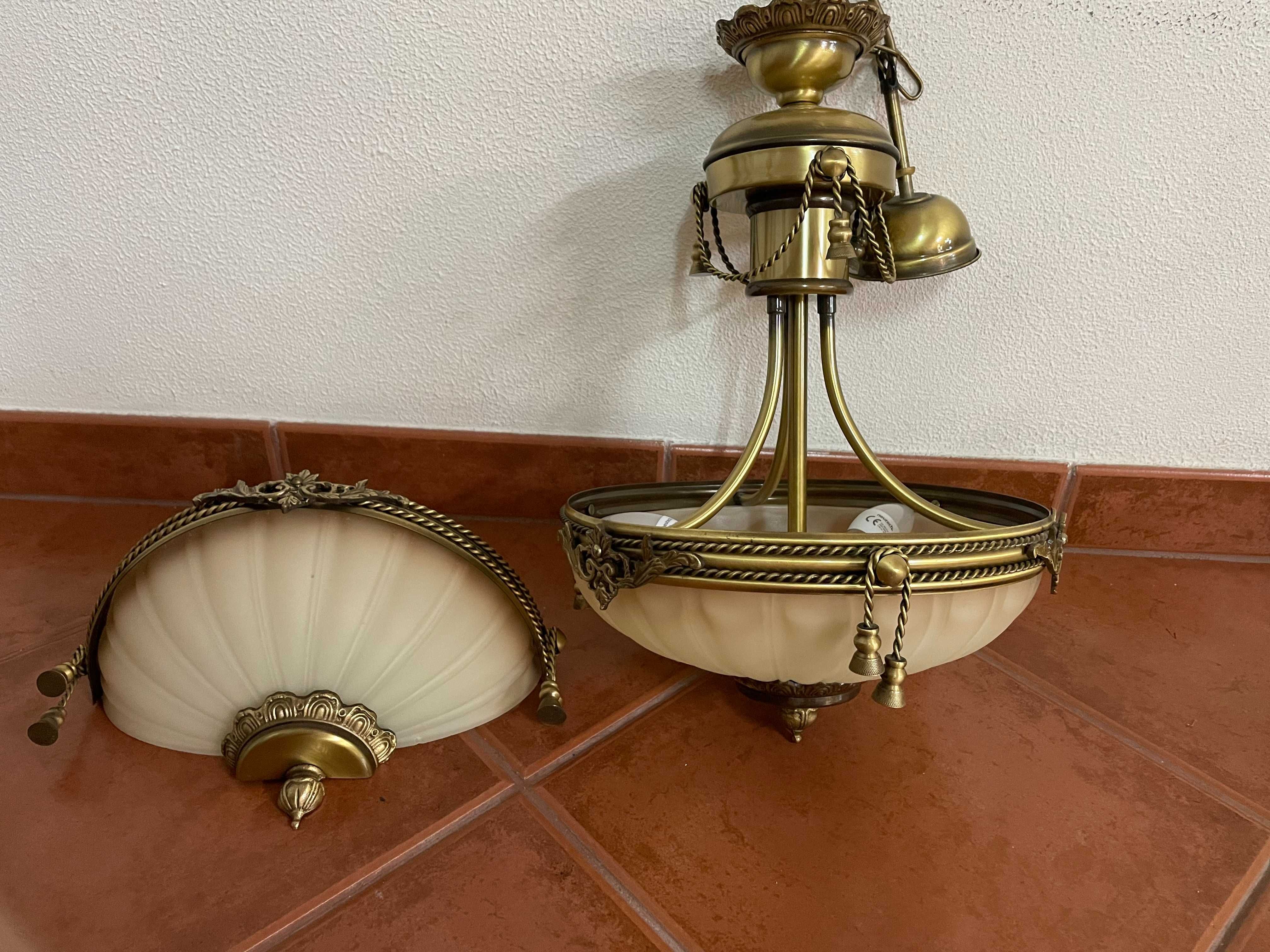 Candeeiros de teto e de parede - sala/corredor/hall