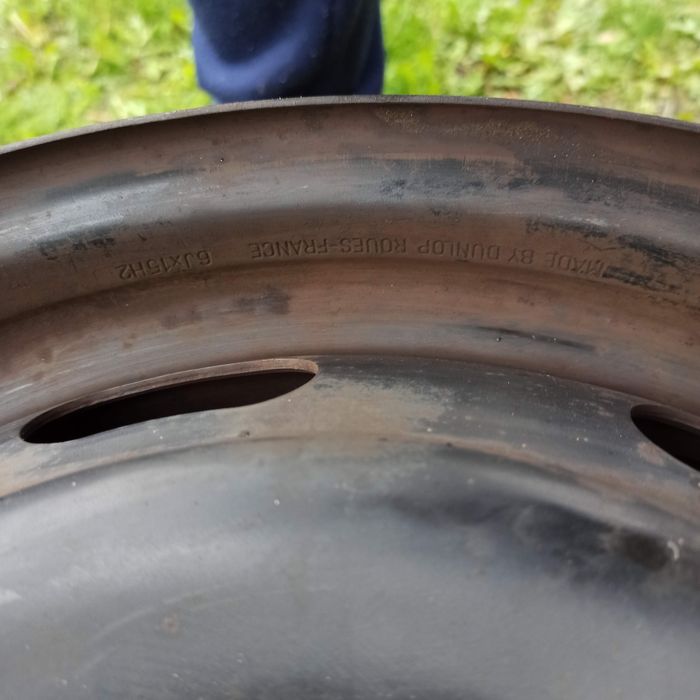 Komplet oryginalne felgi stalowe 4x108 ET27 15" Citroën Peugeot