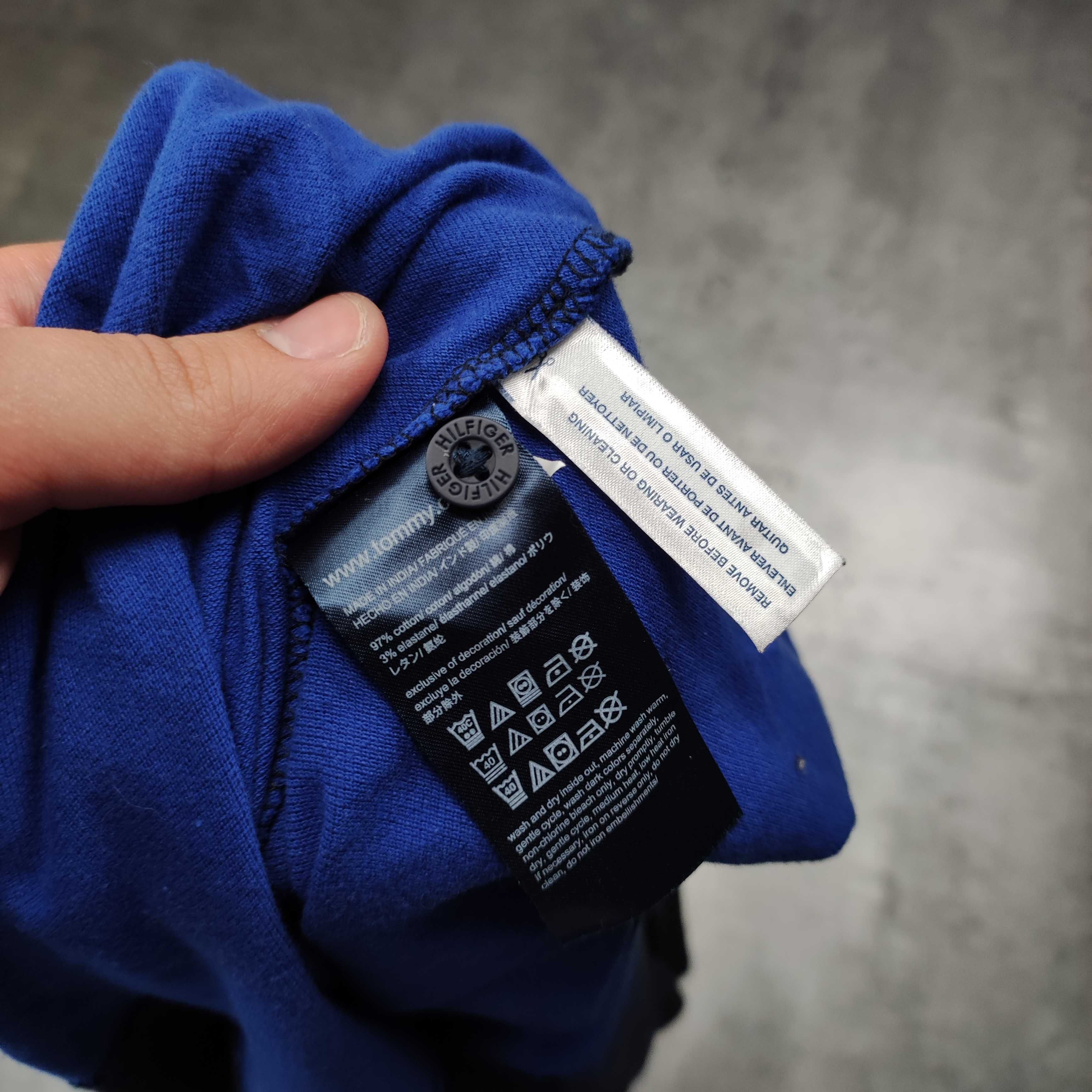 MĘSKA Koszulka Polo Elegancka Bawełna PREMIUM Tommy Hilfiger 85 Haft