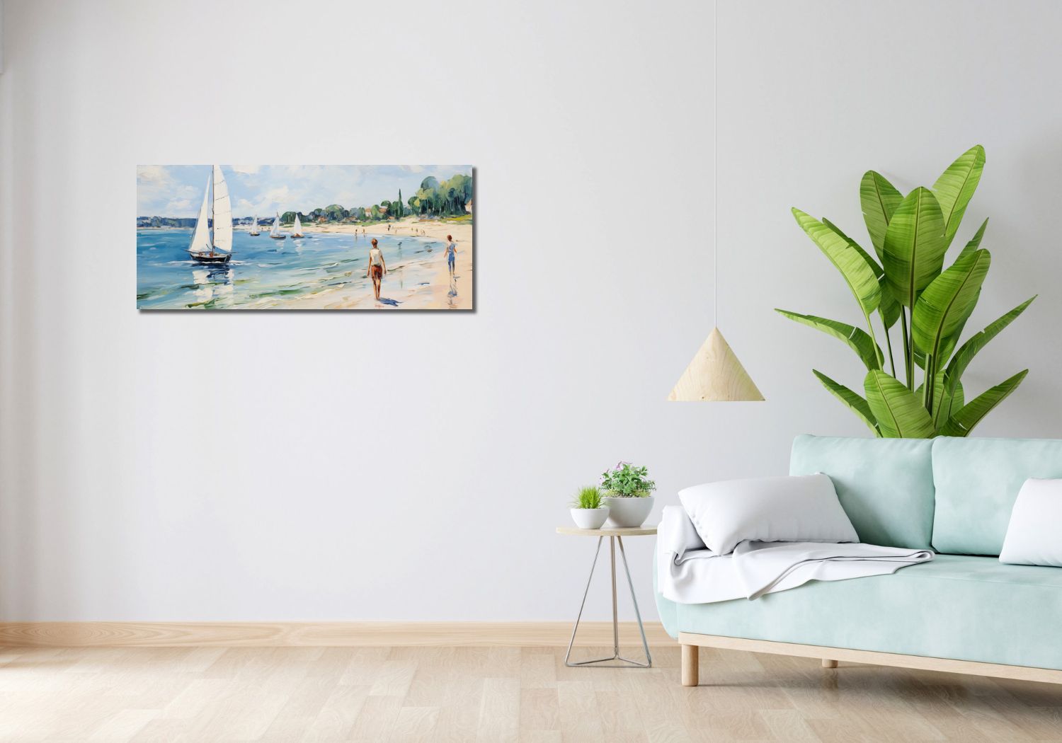 Obraz 100x40cm Życie na Brzegu