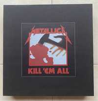 Metallica Kill em All Super Deluxe box set, 5LPs, 5CDs, livro, etc..