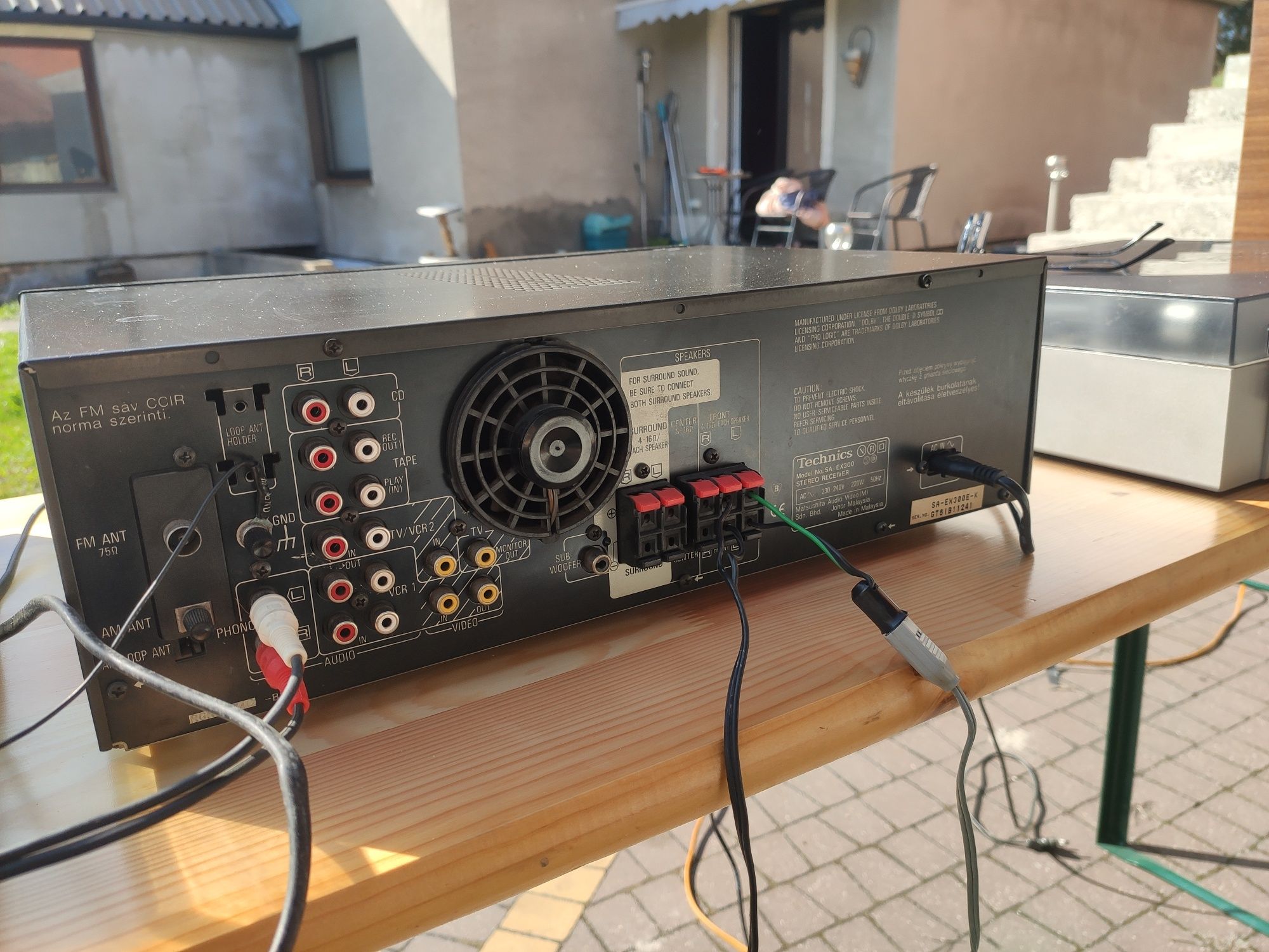 Wzmacniacz Technics + głośniki