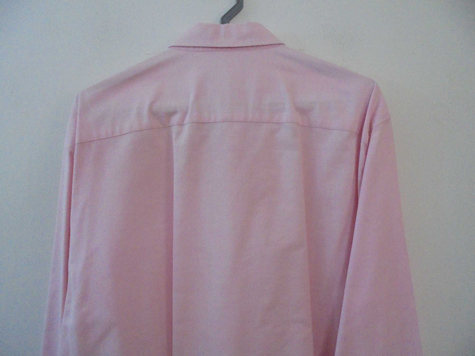 camisa de homem cor de rosa