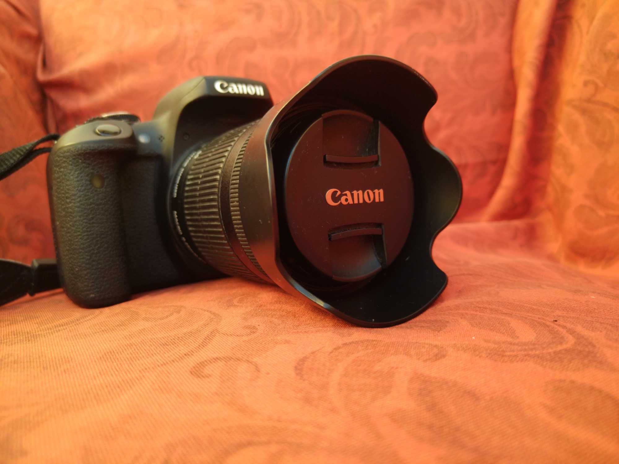 Canon EOS 750D + Lente Full Reflex EF-S 18-55mm + Mala Canon SEMI-NOVA